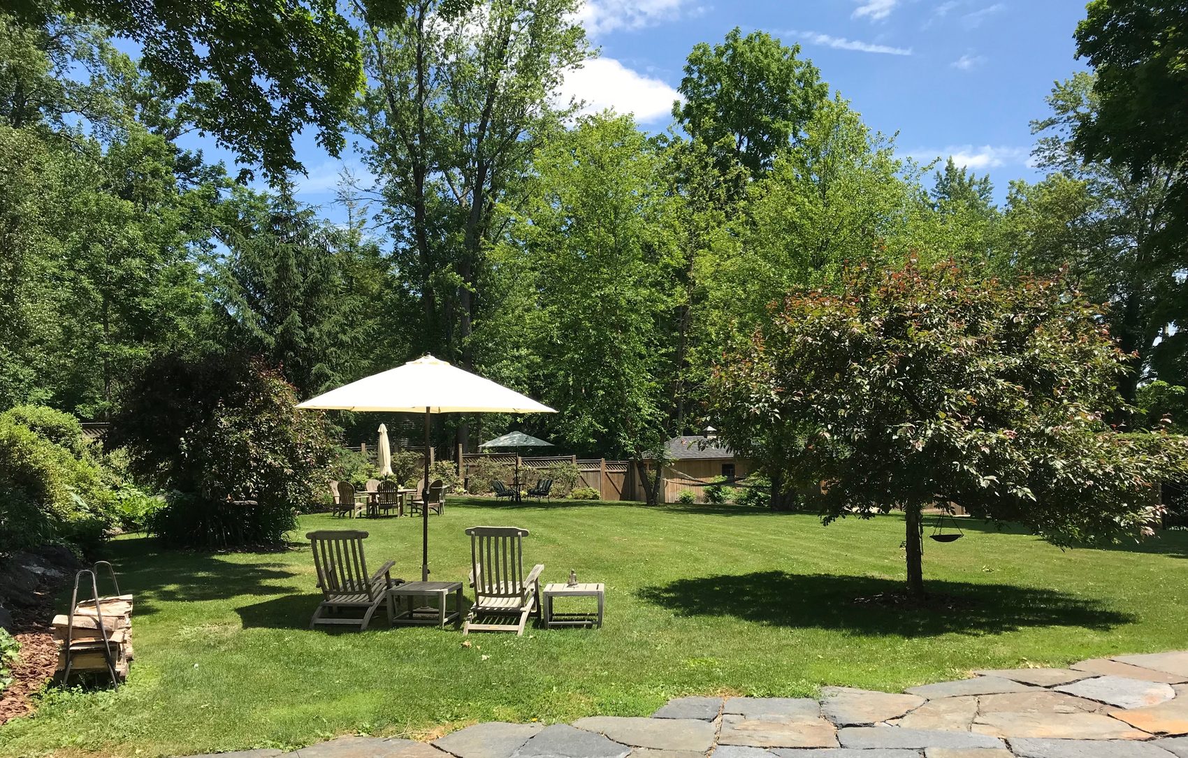 Grounds and patio